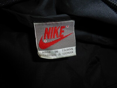 VINTAGE 1980S NIKE JUST DO IT BLACK DUFFLE GYM BAG TRAVEL | eBay