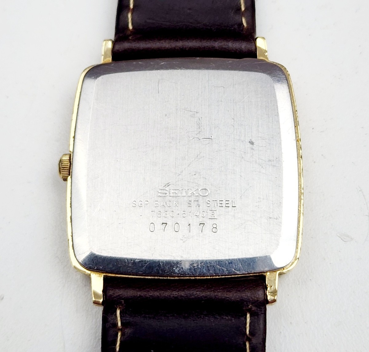 Men's Vintage 1980 Gold Plated Watch SEIKO 7830-5140 | eBay
