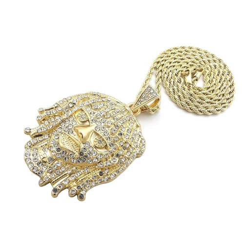 Silver Lil Pump Portrait Pendant & 24" Box, Rope, Cuban Chain Necklace - Bild 14 von 29