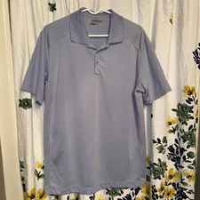 Nike Golf Tour Performance Dri Fit Polo Men’s Size L Light Blue