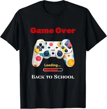 Game Over Loading - Funny Back to School for Gamers Tee Gift Unisex T-Shirt