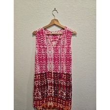 Beachlunch lounge dress pink, cotton sz SP.