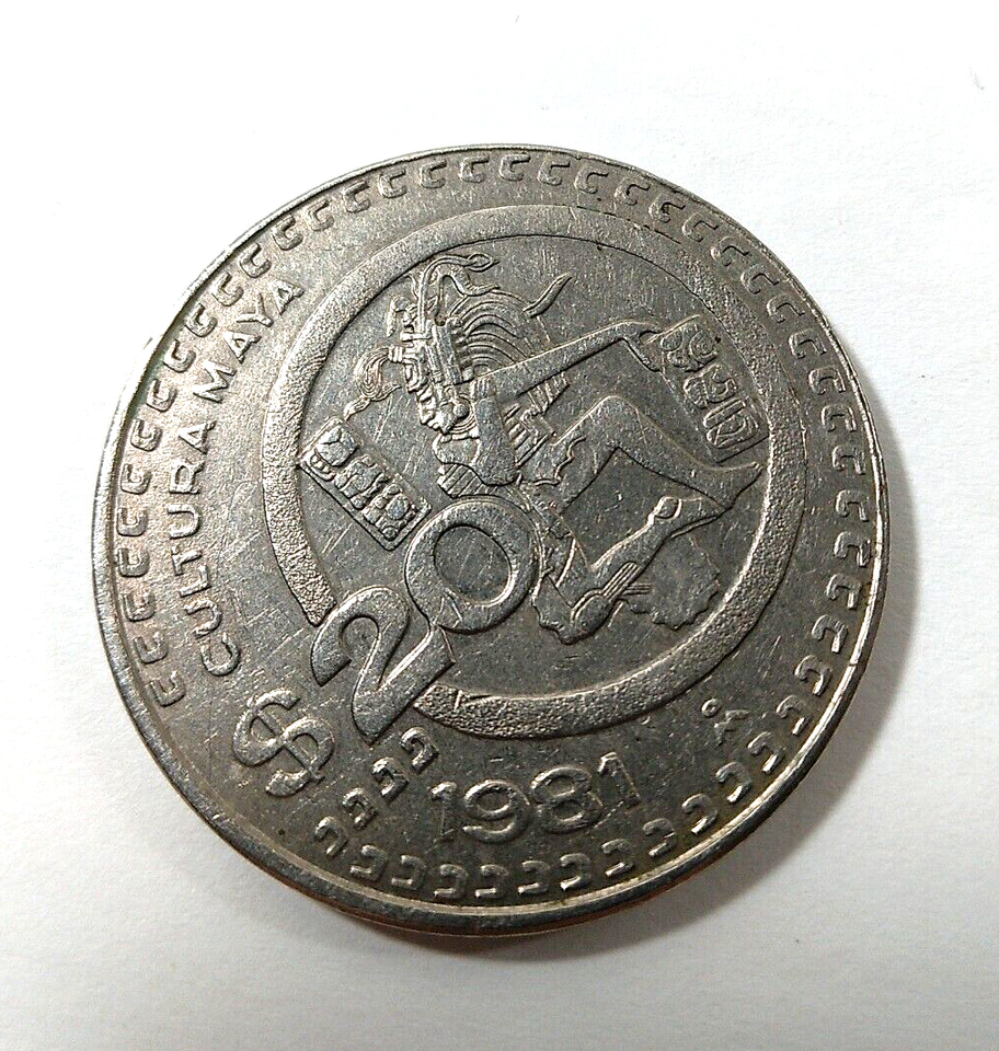 MEXICAN COIN $20 PESOS CULTURA MAYA 1981 | eBay