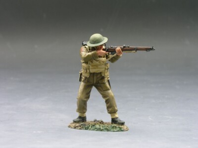 KING AND COUNTRY - FoB029 British Standing Firing Rifleman Diecast Metal Figure