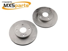 MX5 Front Brake Discs Pair 235mm Vented Mazda MX-5 Eunos Miata 1.6 1989>1998