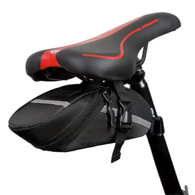 Satteltasche Fahrrad Rennrad mini Fahrradtasche wasserdicht schwarz Werkzeug Bag