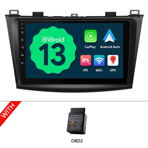 For Mazda 3 BL 2010-2013 9 inch IPS Android 13 Car Stereo Radio GPS CarPlay WiFi - Picture 28 of 28