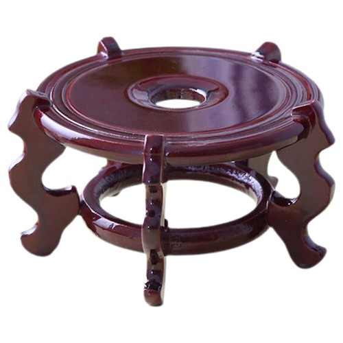 Wooden Display Stand Fish Bowl Display Stand Potted Plant Riser for Desktop Home