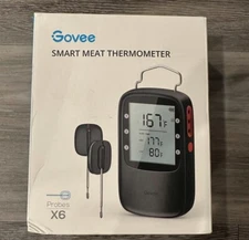 Govee Bluetooth Meat Thermometer, Wireless for Smoker Oven, Grill, With 6 Probes