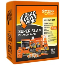 Dead Down Wind Super Slam 25-Piece Scent Control Hunting Kit Odor Elimination