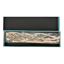 Sweetv Accessories Collection Womens Flower Wedding Bridal Headband Gold  Silver