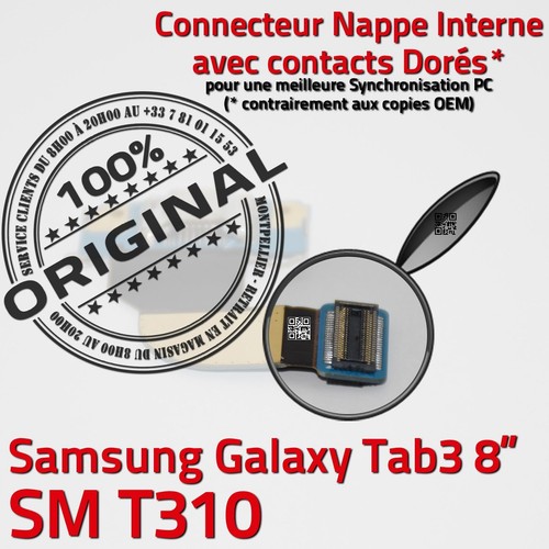 ORIGINAL Samsung Galaxy TAB 3 T310 Connecteur de Charge MicroUSB Nappe Chargeur - Photo 4/5