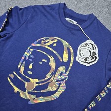 Billionaire Boys Club Sweatshirt Mens Small Camo Astronaut Helmet Crew Blueprint