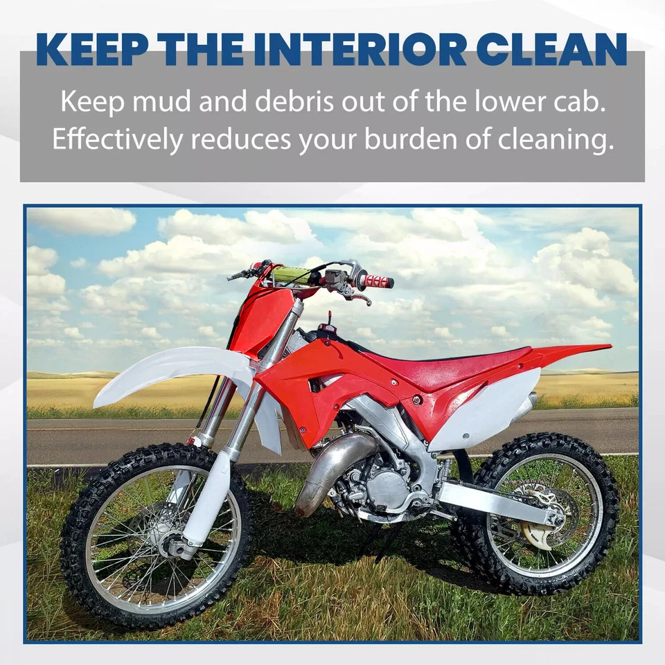 Kit de carenado de carrocería de plástico Restyle para Honda CR125R CR250R 2002-2007-rojo y blanco Foto 4 de 4