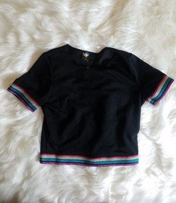 NEW Girls Cute Rainbow T-Shirt Top 