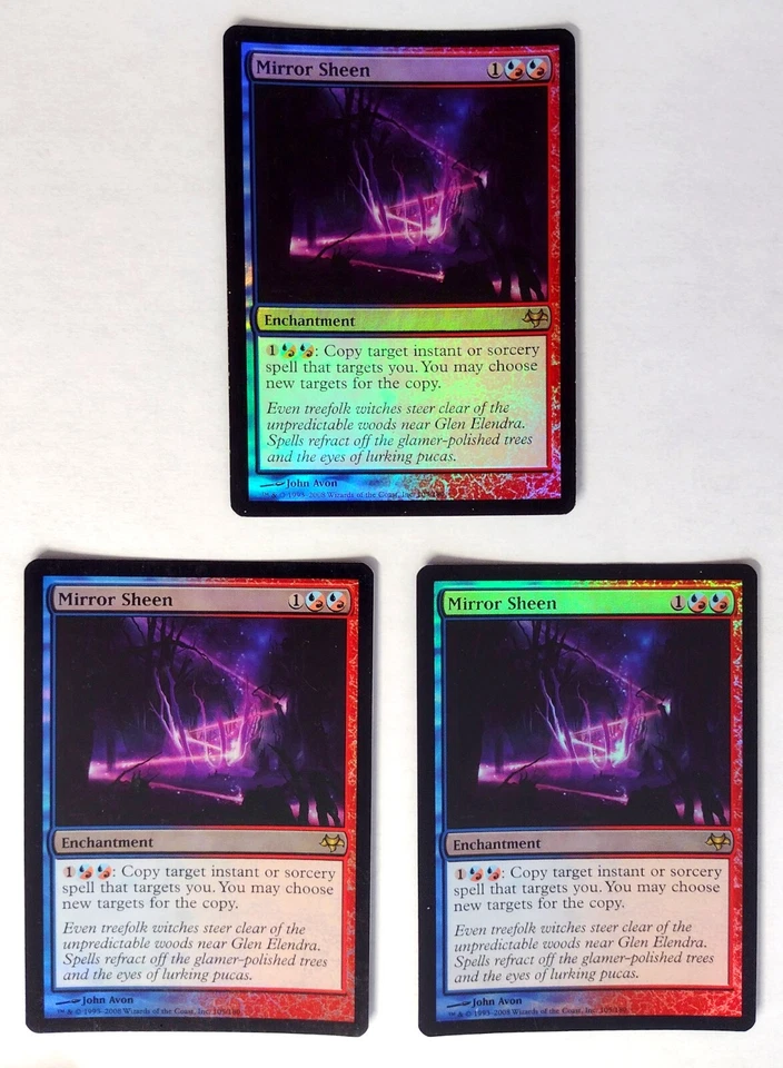 Mirror Sheen *FOIL* - MtG [EVE] - Moderately Played MP - Image 2 of 3