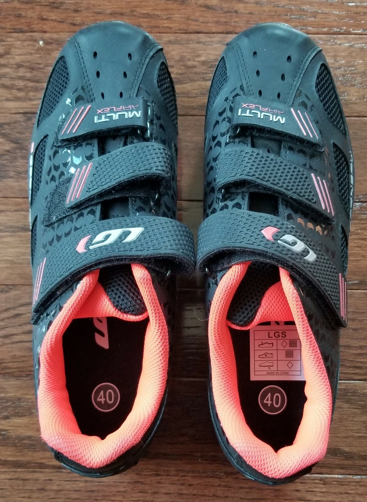 GARNEAU MULTI AIR FLEX CYCLING SHOES BLACK GINGER HRS80 SZ 9 Black And Salmon eBay