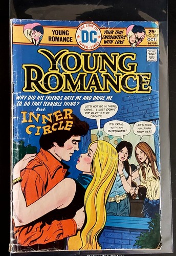Young Romance D.C. Comics Vintage #156 , #207 , #182 1968-1875 3 Comic Books - Picture 13 of 21