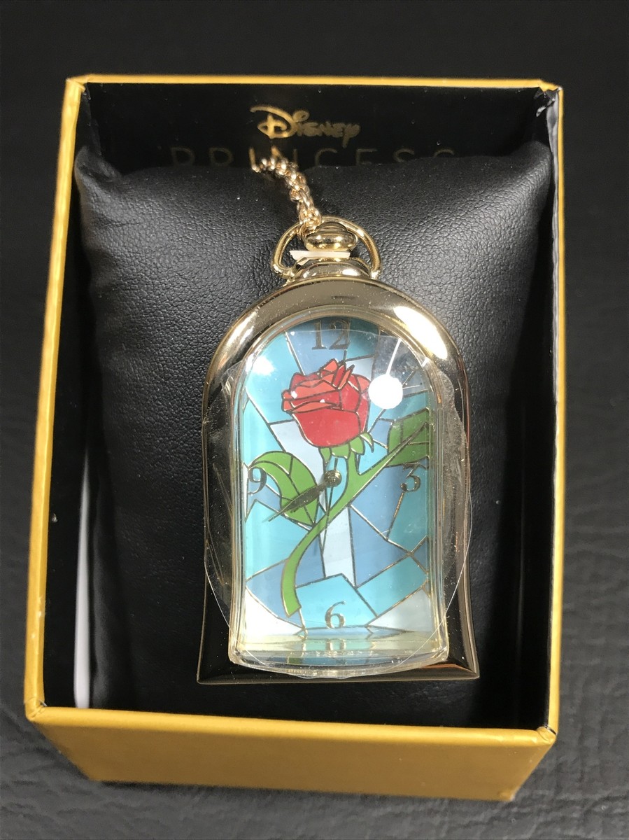 New! Disney Beauty And The Beast Belle Enchanted Rose Watch  display picture 1