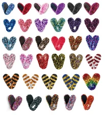 Red Carpet Studios Fuzzy Footies Slippers - Non-Slip Grippers for Adults/Youth