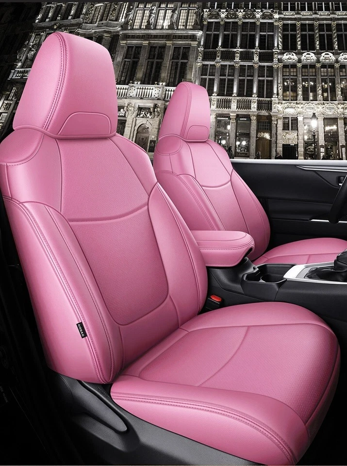 MOTOPTES CUSTOM CAR SEAT LEATHER CUSHIONS FULL SET FOR 2012-2022 TOYOTA AVALON  - Image 4 of 4