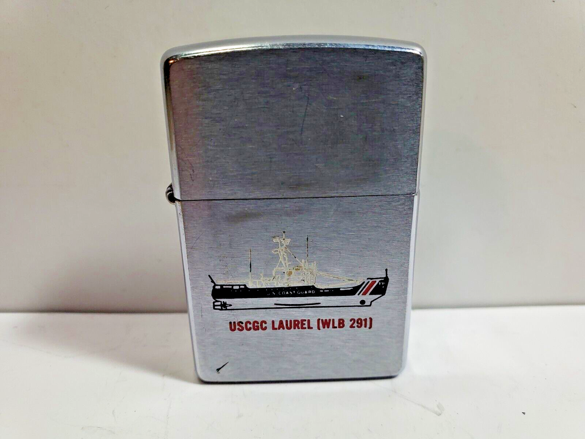 Working Vintage Zippo USCGC Laurel WLB 291 / US Coast Guard Ship