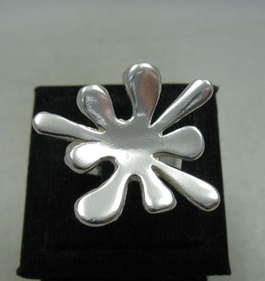 Genuine Sterling Silver Extravagant Ring Hallmarked Solid 925 Handmade