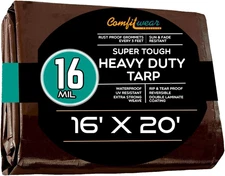 16 MIL Heavy Duty Tarp Super Heavy Duty Tarp Cover 16 MIL Multi-Purpose Extra He