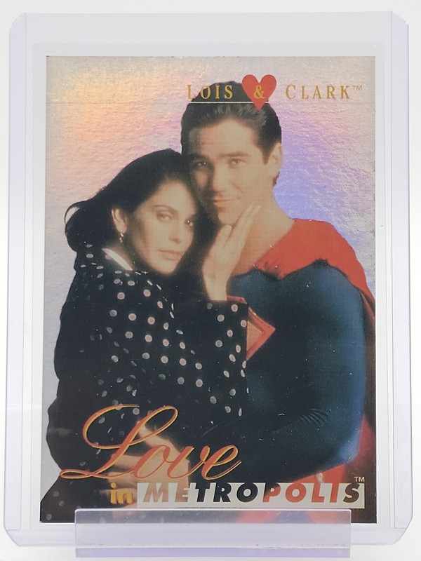 LOIS & CLARK 1995 SKYBOX LOIS & CLARK LOVE IN METROPOLIS HOLO FOIL #L&C 1 Q7183