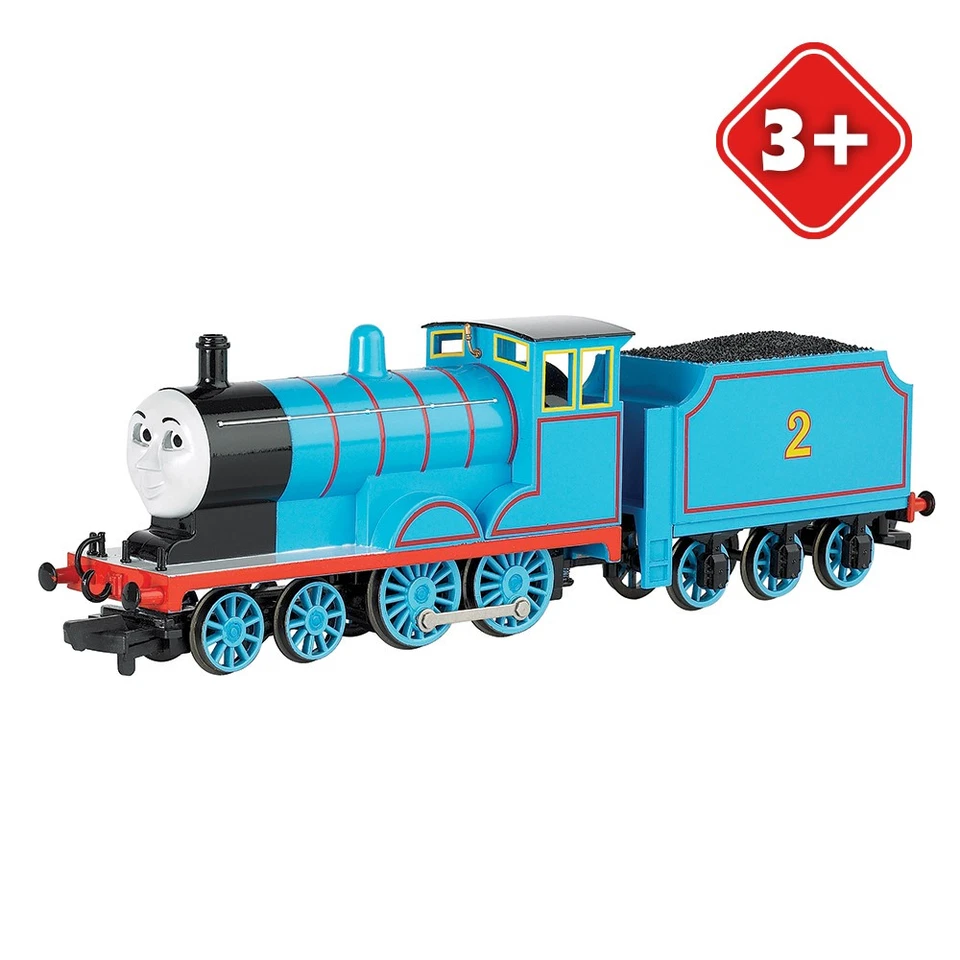 THOMAS & FRIENDS Bachmann Thomas the Tank Engine Edward the Blue Engine with Moving Eyes