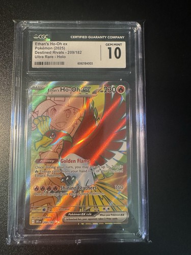 Ethan's Ho-Oh ex graded CGC 10 for sale on eBay