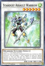 Stardust Assault Warrior - LED8-EN053 - Common - 1st Edition - Lightly Played - 