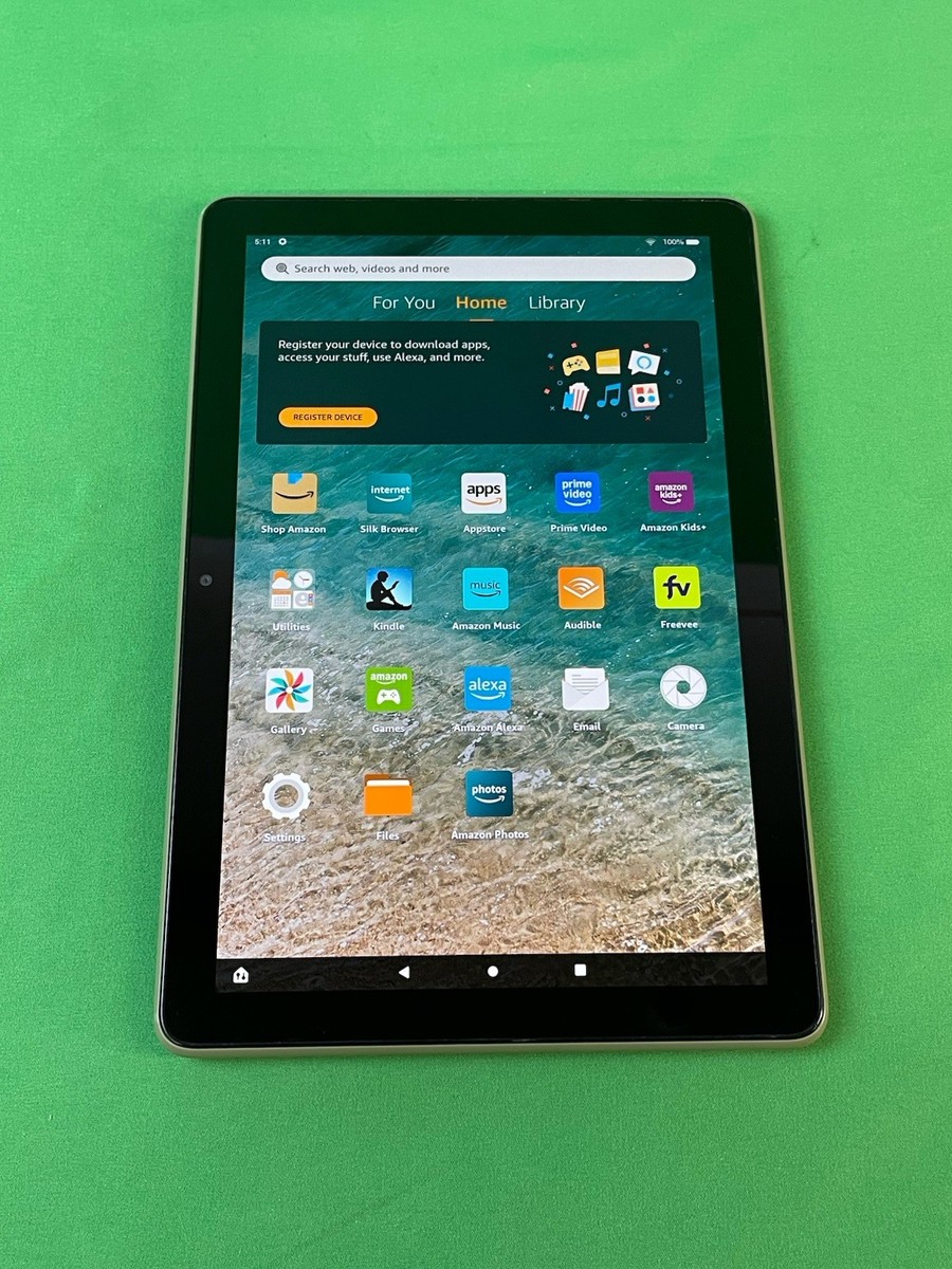 Amazon Fire HD 10 (11th Gen) 32GB Olive Tablet | Tested & Works | eBay