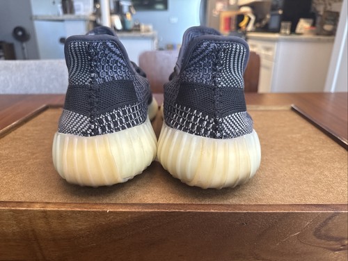 Adidas Yeezy Boost 350 V2 Carbon Sneakers Men's Size 12 US FZ5000 - 第 2/10 張圖片