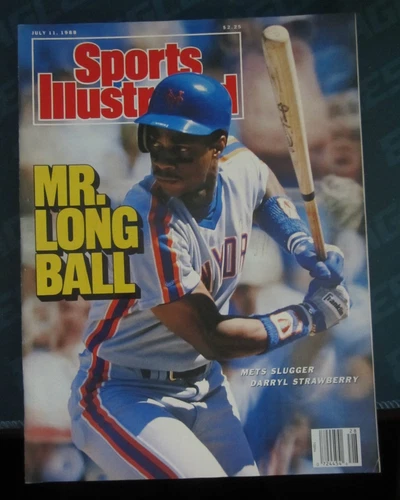 Sports Illustrated July 1988 Darryl Strawberry Mets No Label Newsstand