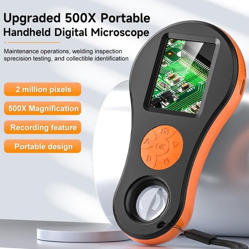 Digital Microscope Handheld 2.0 inch IPS Color Screen,Portable Digital Magnifyin - Bild 2 von 4