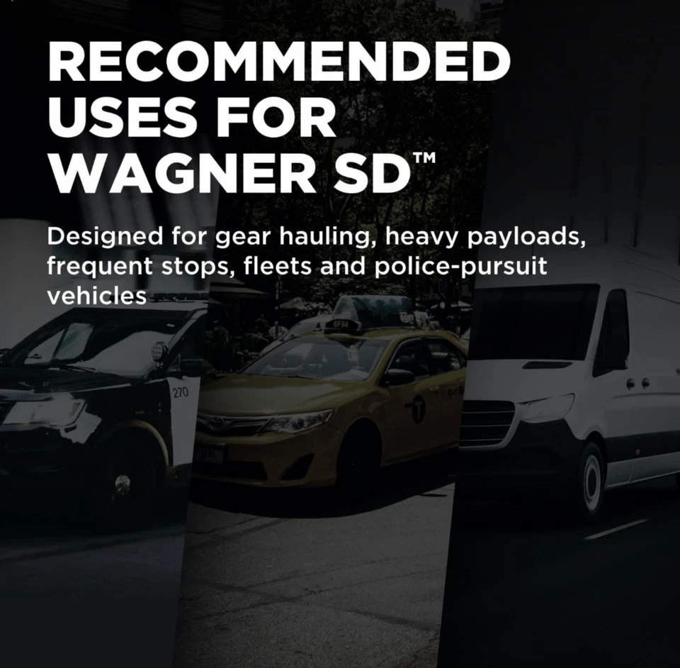 1 Disc Brake Pad Set Severe Duty WAGNER Front for FORD F250 F350 F450 Super Duty - Image 4 of 4