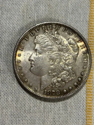 1878-S Morgan Silver Dollar, Gem BU  Details/Full  Breast Feathers