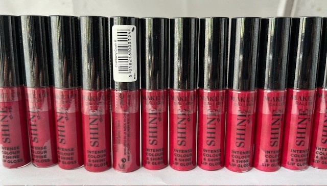 12 x Make Up Gallery Intense And Shine Lipgloss | Cranberry Crush 6 | Bulk Buy