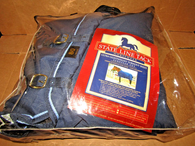 State Line Tack Horsewear Ultra-LIghtweight Turnout Sheet European Cut Size 80