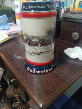 Vtg 1990 Budweiser Collectors  An American Tradition Beer Mug Stein Ceramarte 