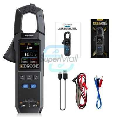 FNIRSI DMC-100 Digital Multimeter Tester AC DC Voltage Current NCV Clamp Meter