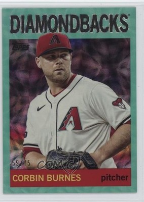2025 Topps Archives 1964 Topps Aqua Scope Foilboard /75 Corbin Burnes #95 2id