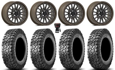 Valor V14 15'' Wheels Root Beer 30'' Predator Tires Ranger 1500 & Xpedition