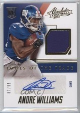 2014 Absolute Tools of the Trade Rookie Signatures 67/99 Andre Williams Auto 0c2