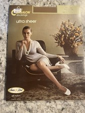 Sears Best Ultra Sheer Panty Hose Nylons Size B 10-12 Sandstone NOS Vintage 1960