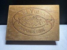 El Yutan Wooden Cigar Box Empty Box Very Nice Shape. Made In USA