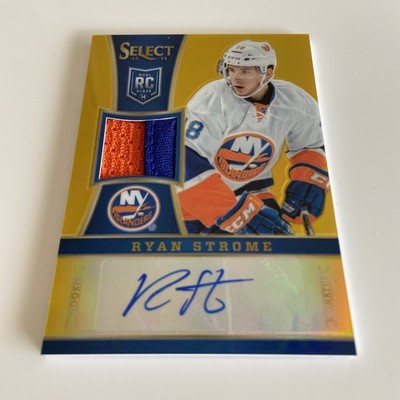 NHL Card-Ryan Strome-Prime/Prizm xx/25 Auto/Patch-Panini Select 13-14-Islanders