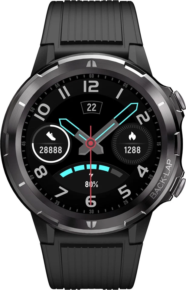 Denver Bluetooth Smartwatch SW-350 Fitness Aktivitäts Tracker GPS schwarz, Foto 2 von 4
