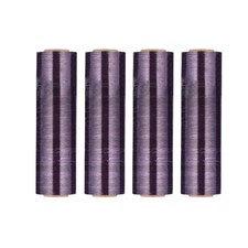 8 Rolls 18" x 1000' 100 Gauge Cast Banding Hand Stretch Wrap Film Dark Purple
